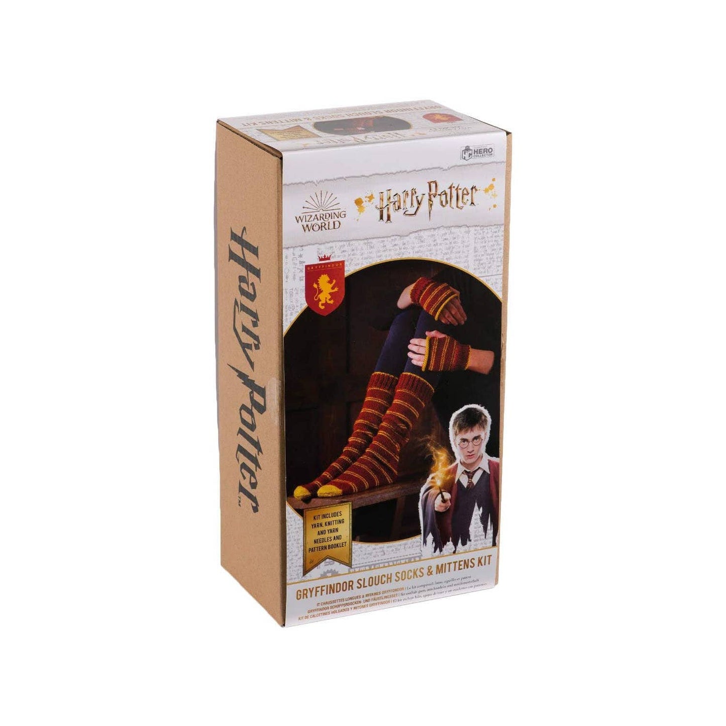 Harry Potter - Knitting Set with Mittens and Socks - Gryffindor