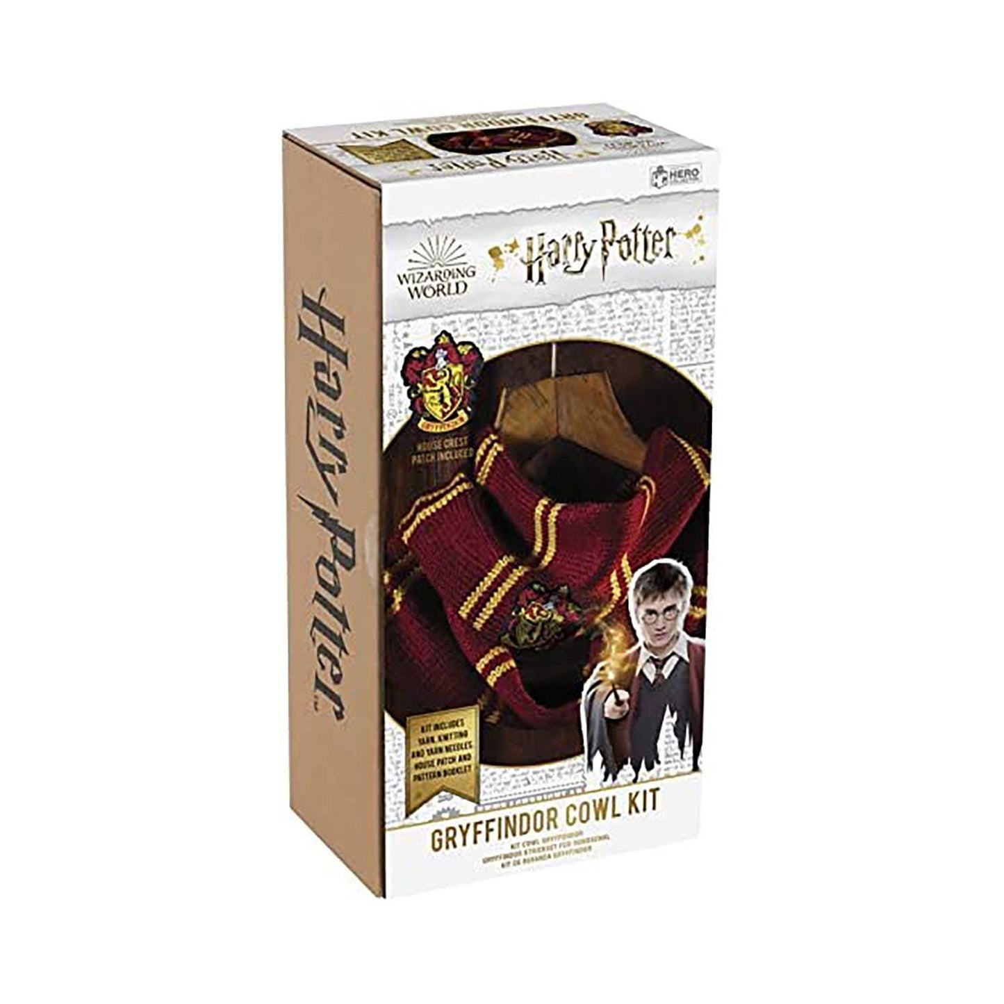 Harry Potter - Loop Scarf Knitting Kit Gryffindor
