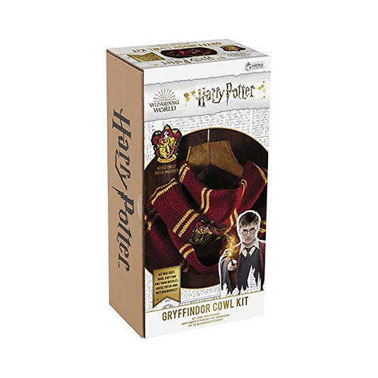 Harry Potter - Loop Halsduk Stickkit Gryffindor