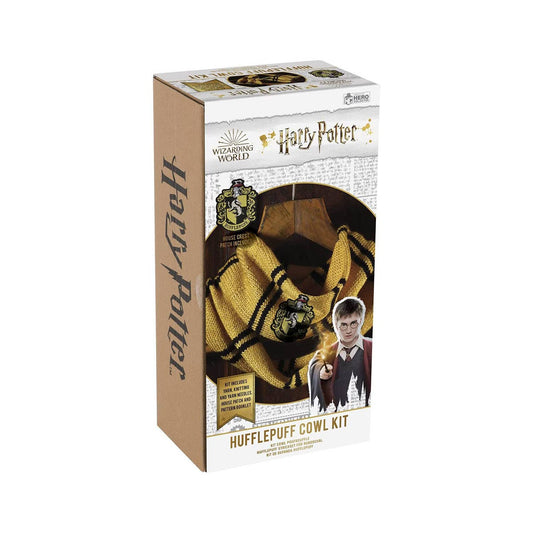 Harry Potter - Loop Halsduk Stickkit Hufflepuff