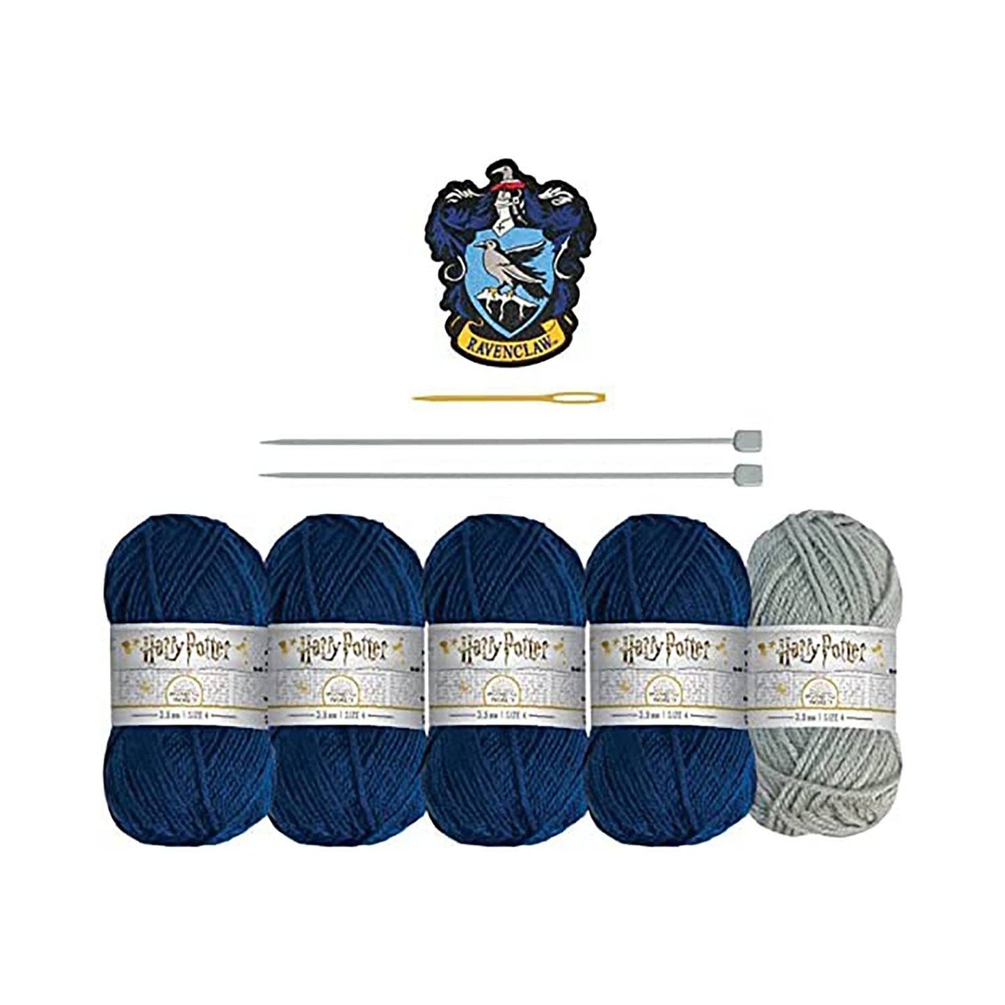 Harry Potter - Loop Scarf Knitting Kit Ravenclaw