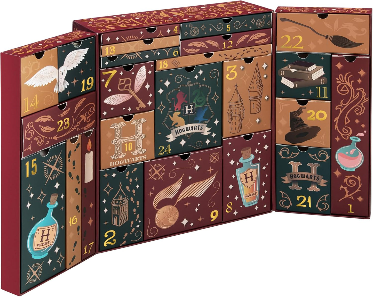 Harry Potter Hogwarts 24-Dagars Premium Adventskalender – Officiellt Julpaket