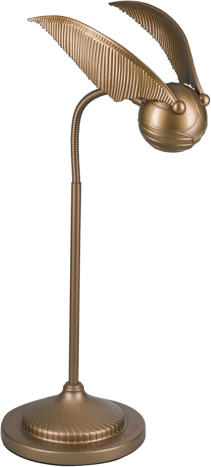 Harry Potter Golden Snitch Adjustable Desk Lamp – Posable LED Light