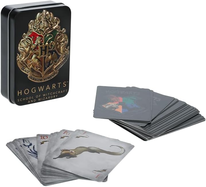 Harry Potter Hogwarts Spelkort – Tin-deck med Husdesigner