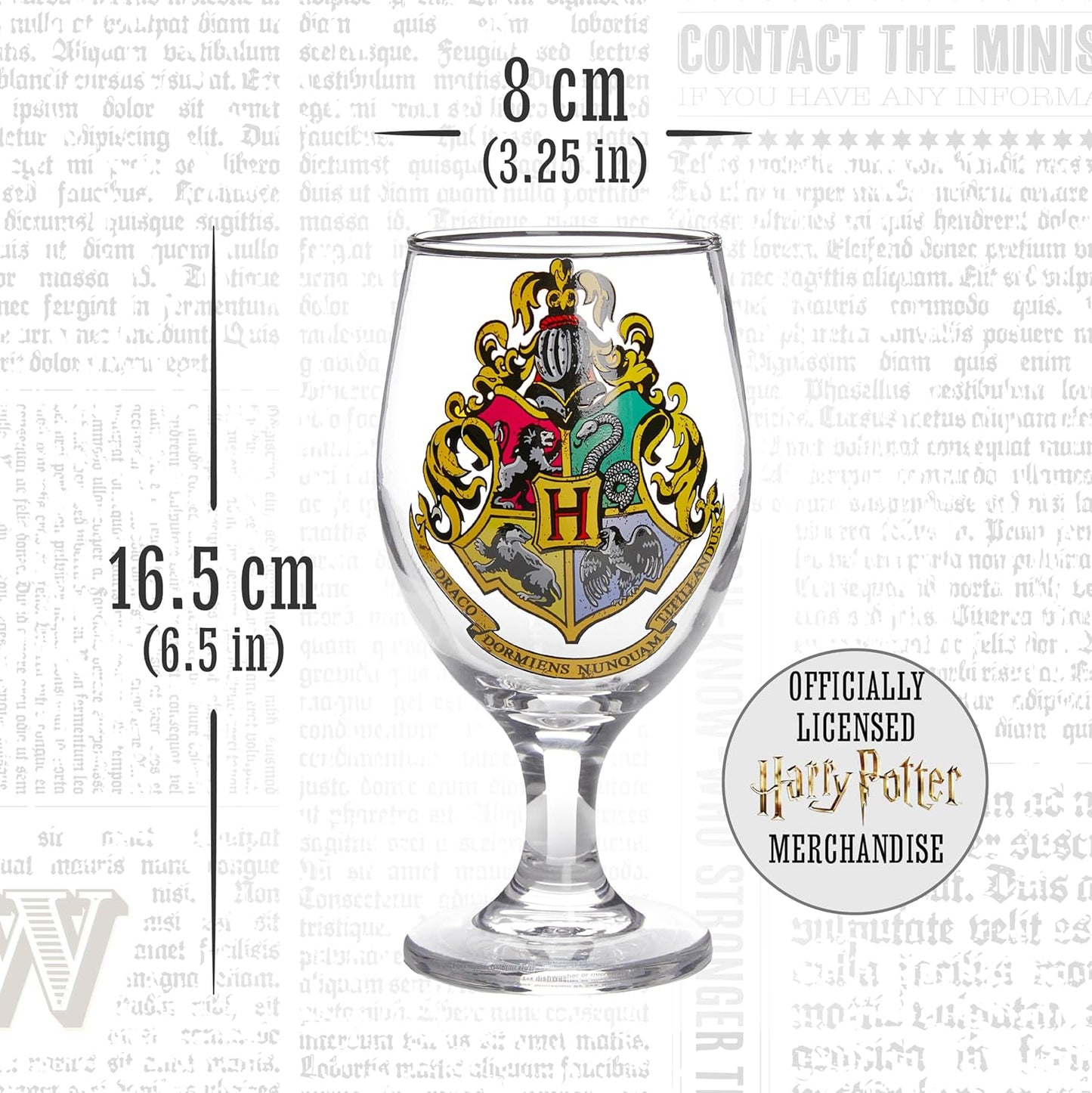 Harry Potter - Hogwarts Colour-Changing Water Glass – 400 ml