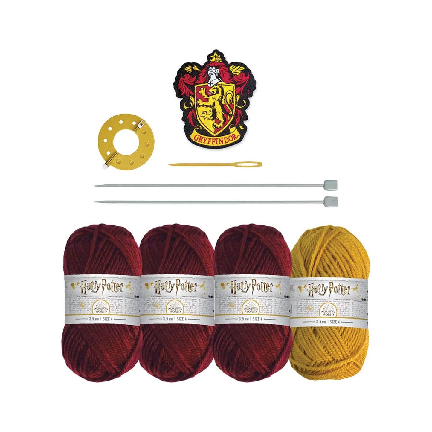 Harry Potter – Knitting kit Gryffindor Hat with Tassel