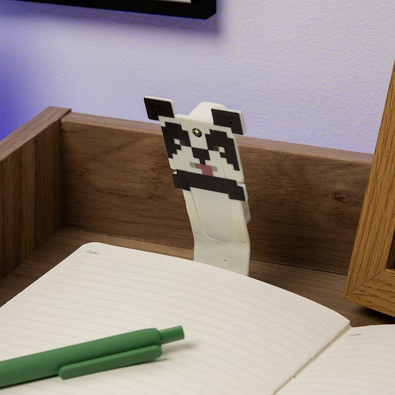 Minecraft Panda Book Light – Clip-On LED & Bookmark