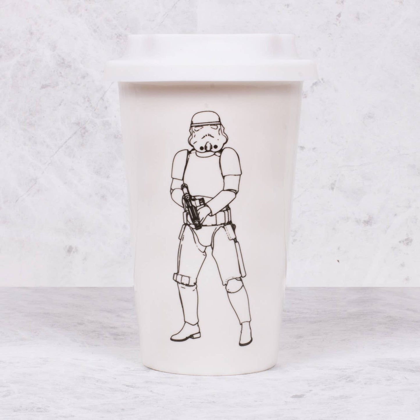 Original Stormtrooper – Ceramic cup in white with Silicone lid