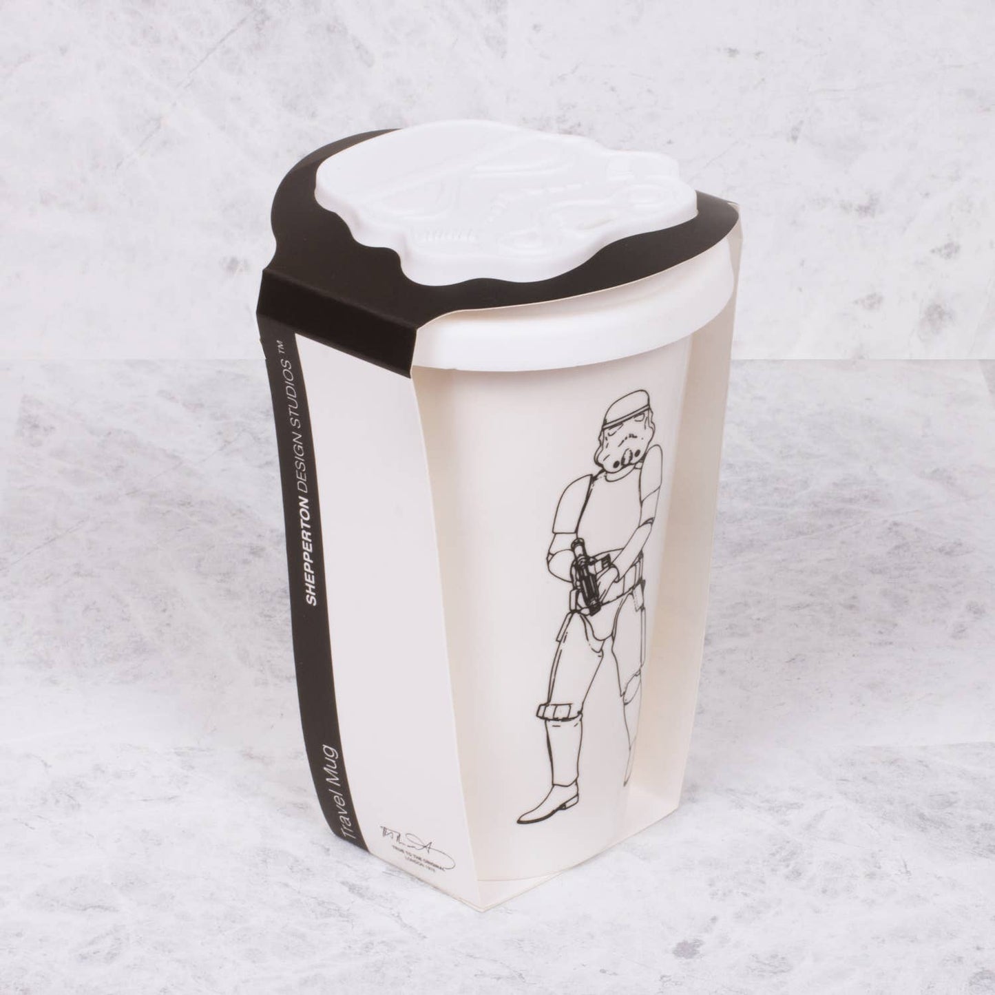 Original Stormtrooper – Ceramic cup in white with Silicone lid