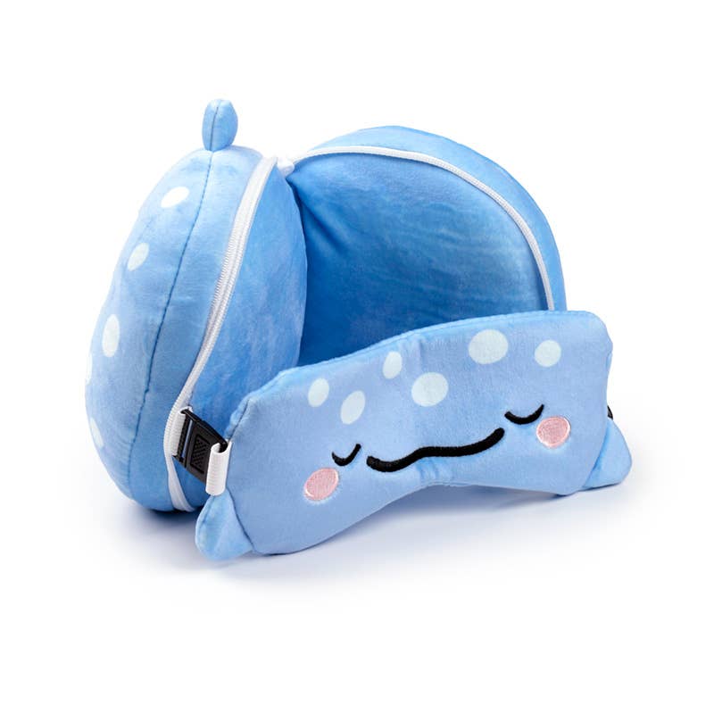 Relaxeazzz – Aoi Whale Shark Travel Pillow & Eye Mask