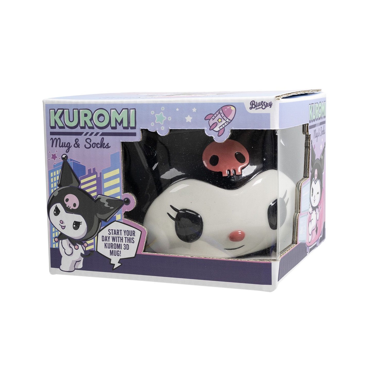 Kuromi Mug & Socks Set – Sanrio 3D-Design