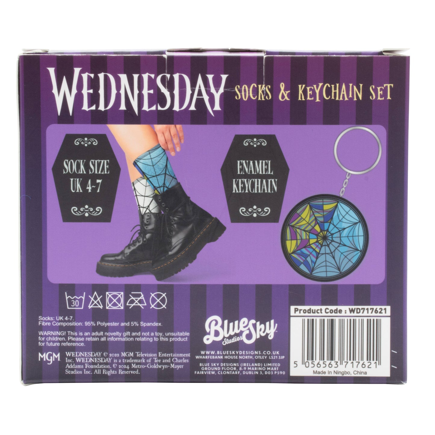 Wednesday – Socks & Keychain Set