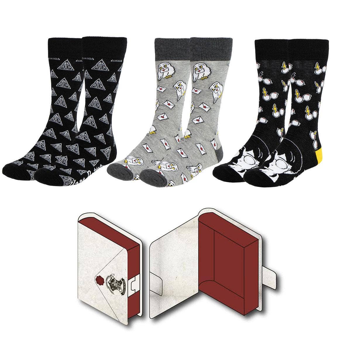 Harry Potter Socks Pack - 3 Pairs