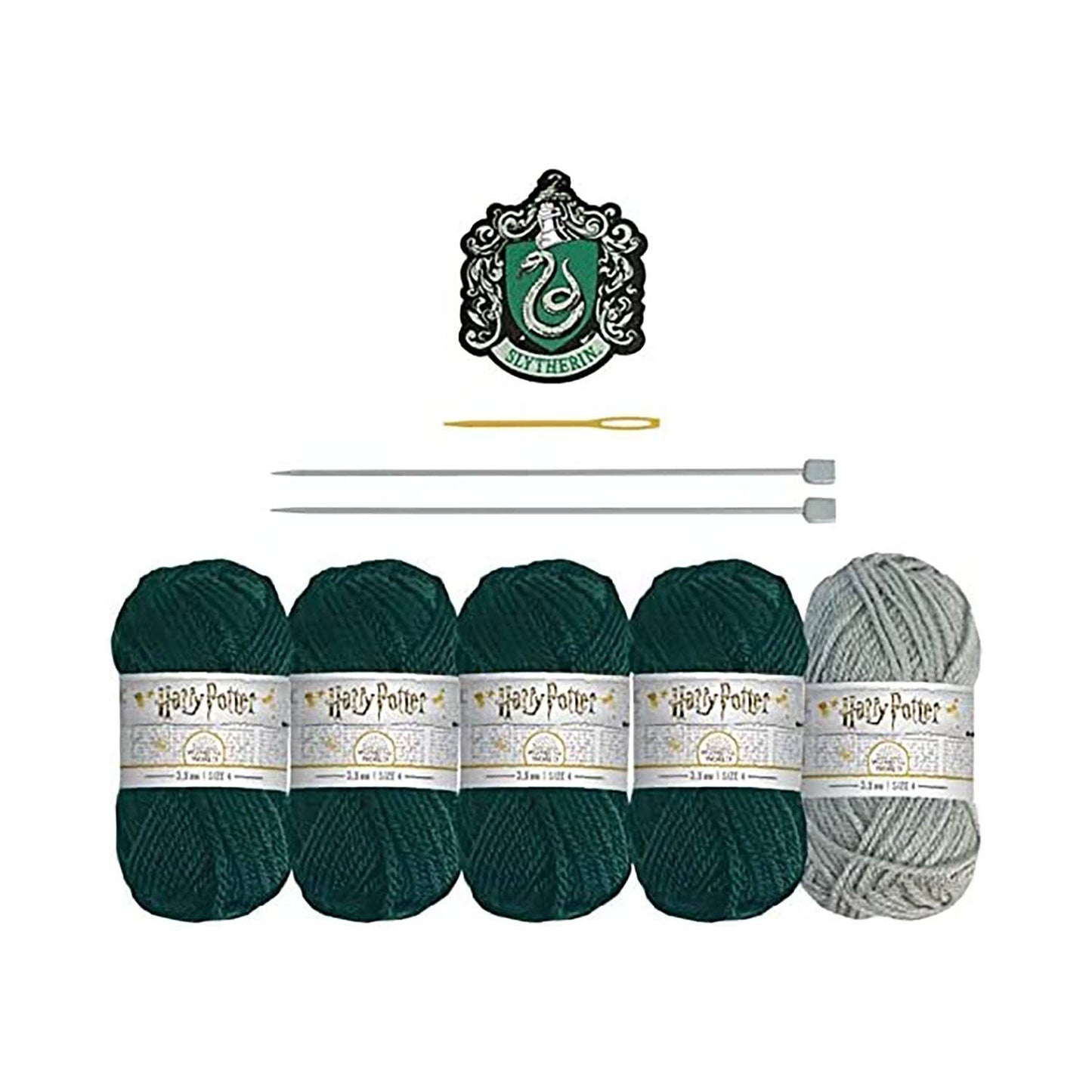 Harry Potter - Slytherin Loop Scarf Knitting Kit