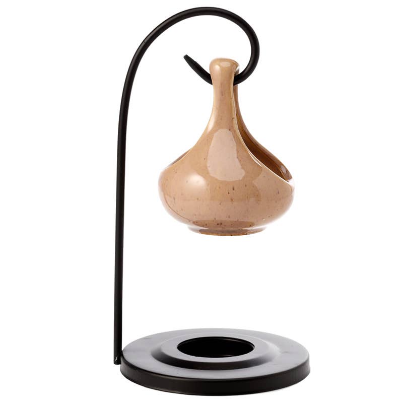 Hanging Oil and Water Burner in Teardrop Shape with Stand