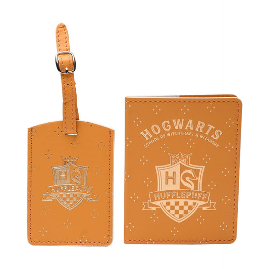Harry Potter Alumni Passport Holder &amp; Luggage Tag - Hufflepuff