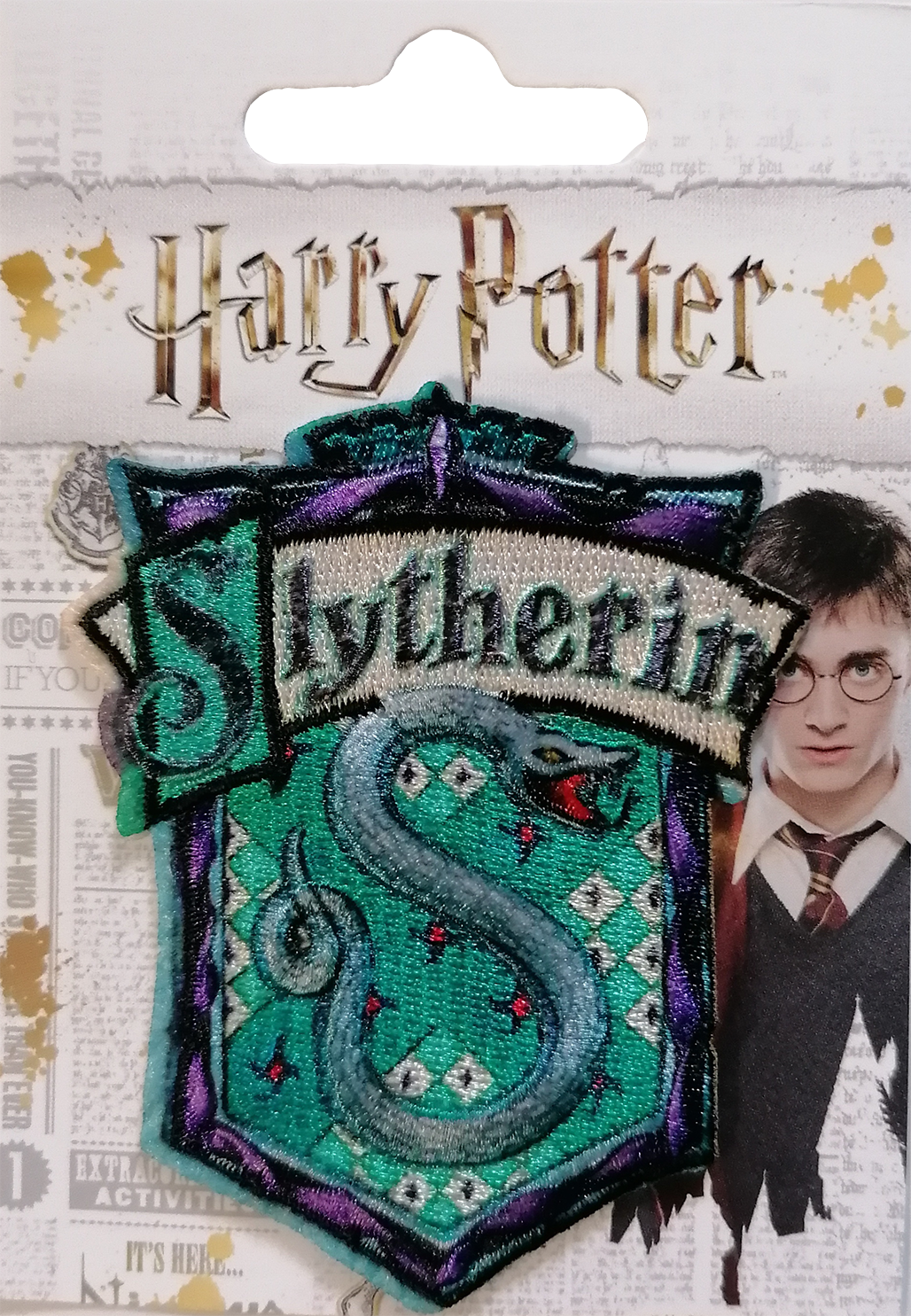 Iron-on patch - Harry Potter Slytherin coat of arms