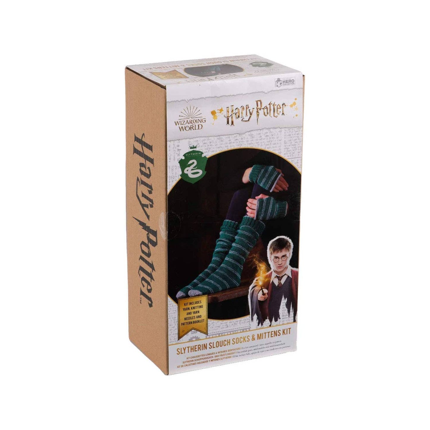 Harry Potter – Stickset med Vantar och Strumpor – Slytherin