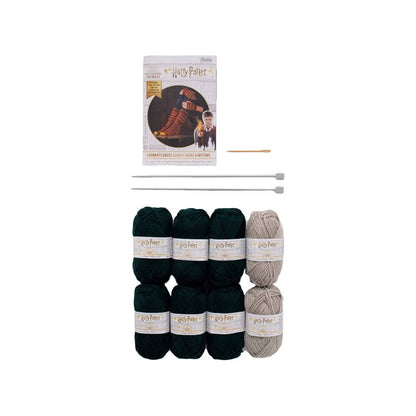 Harry Potter – Stickset med Vantar och Strumpor – Slytherin