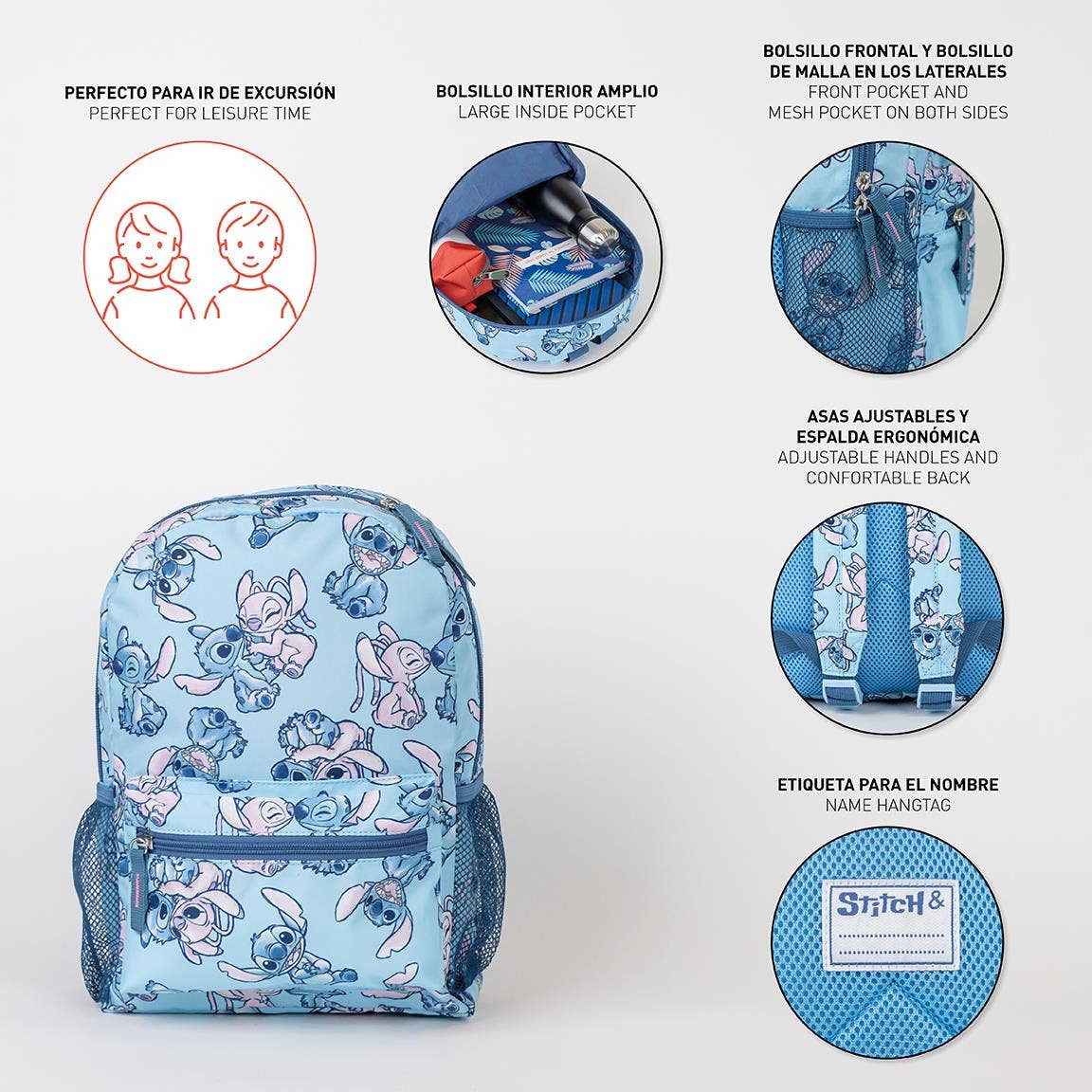 Stitch Lekfull Barnryggsäck – Stitch - motiv