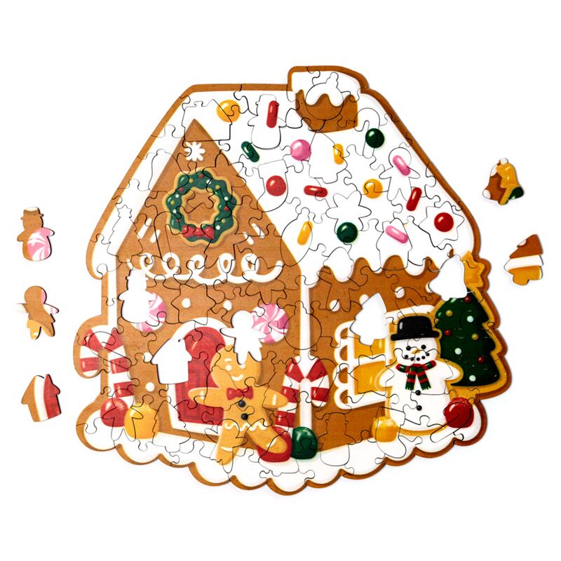 Christmas Gingerbread Baker Street – 130-delat Träpussel