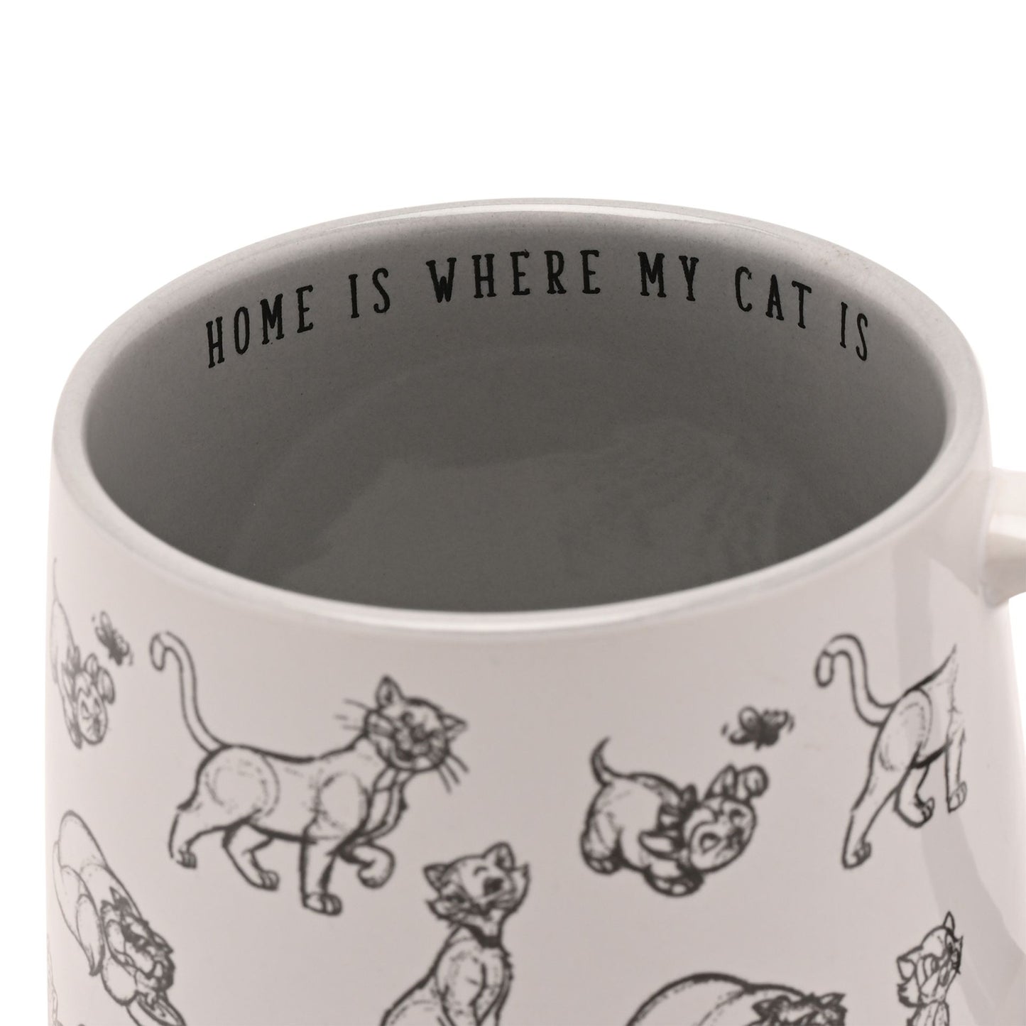 Disney Cats &amp; Dogs Mug - "Home Is Where My Cat Is"