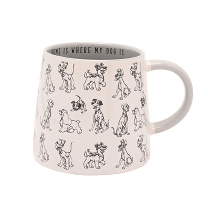 Disney Cats &amp; Dogs Mug - "Home Is Where My Dog Is"