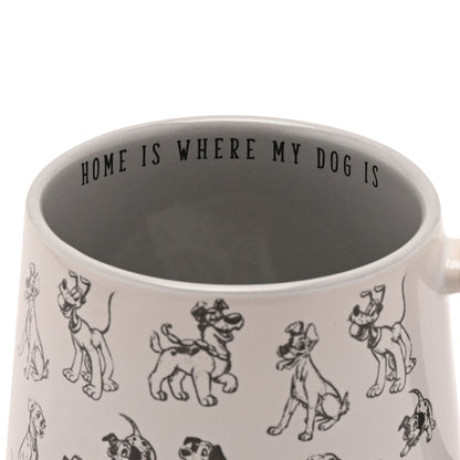 Disney Cats &amp; Dogs Mug - "Home Is Where My Dog Is"