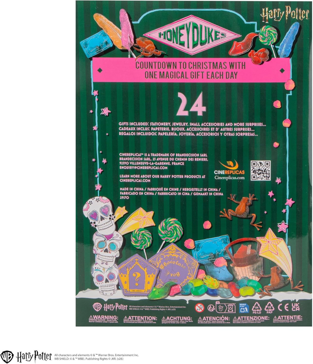 Harry Potter Honeydukes Adventskalender – 24 Magiska Överraskningar från Trollkarlsvärlden