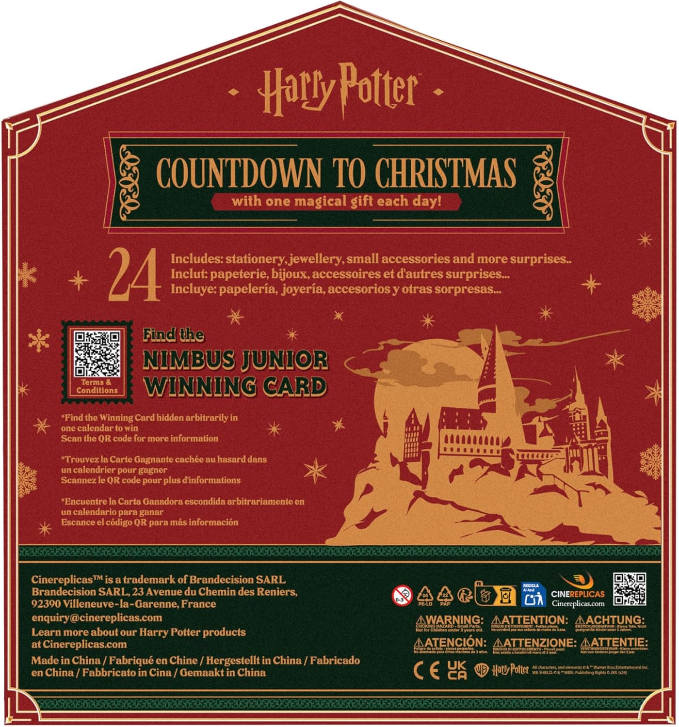 Harry Potter Deluxe Adventskalender – 24 Magiska Överraskningar