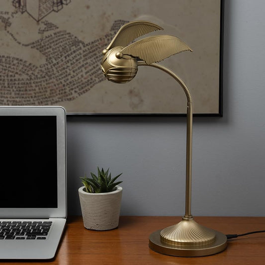 Harry Potter Golden Snitch Adjustable Desk Lamp – Posable LED Light