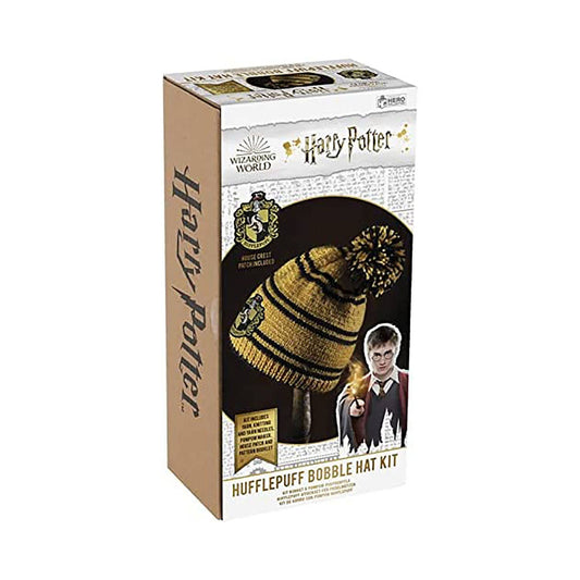 Harry Potter - Knitting kit Hufflepuff Hat with Tassel
