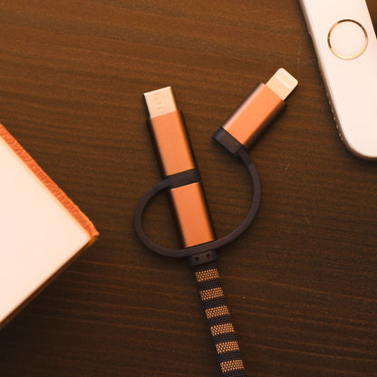 Harry Potter – Hogwarts Ravenclaw 3-in-1 Scarf Cable (Lightning / Micro-USB / USB-C)