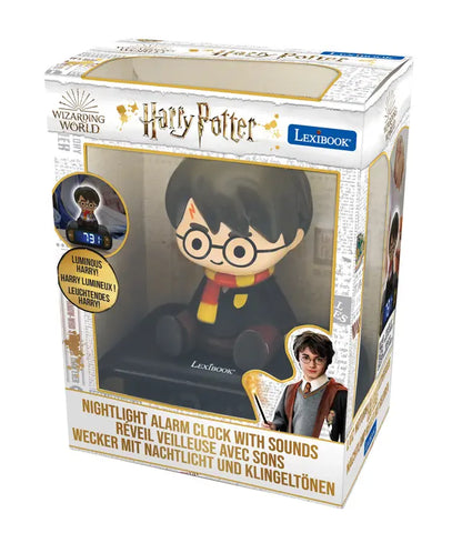 Harry Potter 3D Night Light Alarm Clock – Lexibook Digital Clock with Sound & LCD Display