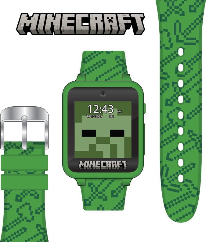 Minecraft Kids Digital Klocka – Stop­klocka, Timer & Spelfunktioner