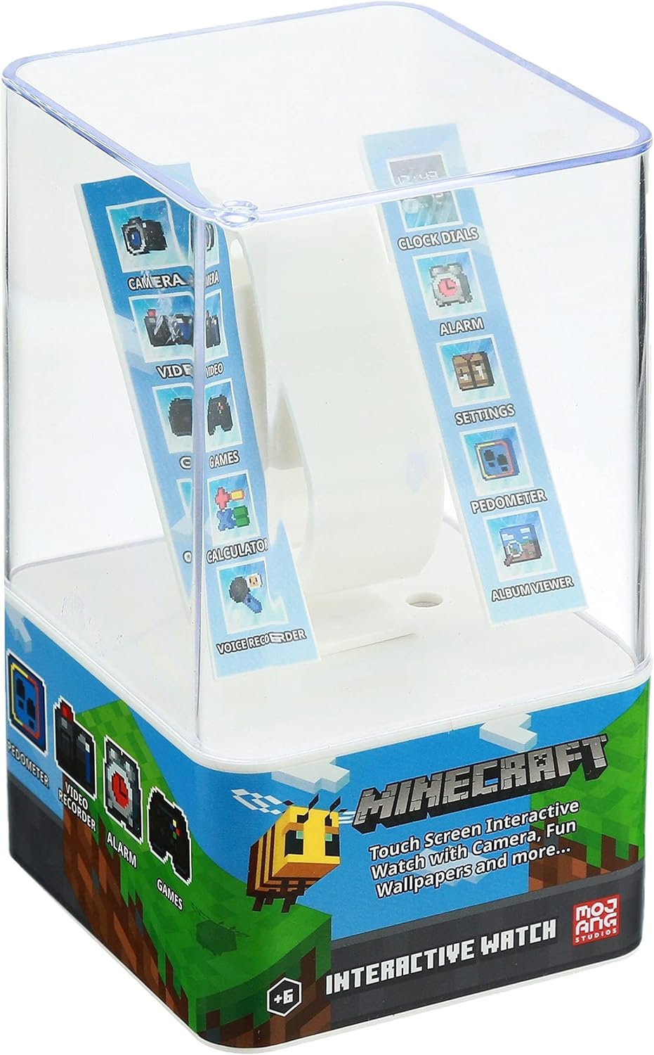 Minecraft Kids Digital Klocka – Stop­klocka, Timer & Spelfunktioner