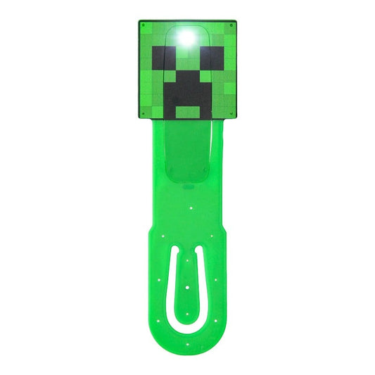 Minecraft Creeper Clip-On Book Light – LED Bookmark Lamp