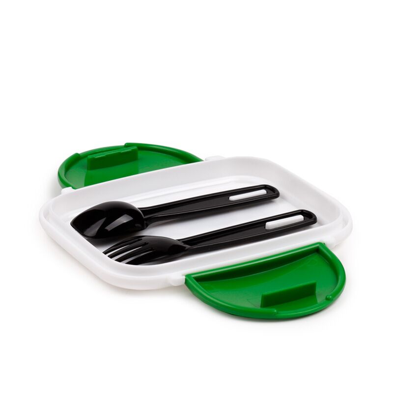 Minecraft – Creeper & TNT Clip-Lock Bento Lunchlåda med Bestick