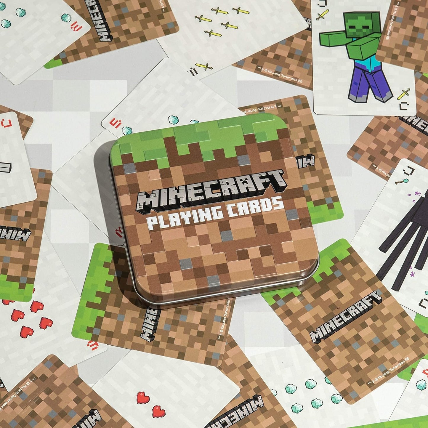 Minecraft Playing Cards – Standard Deck in Collector Tin