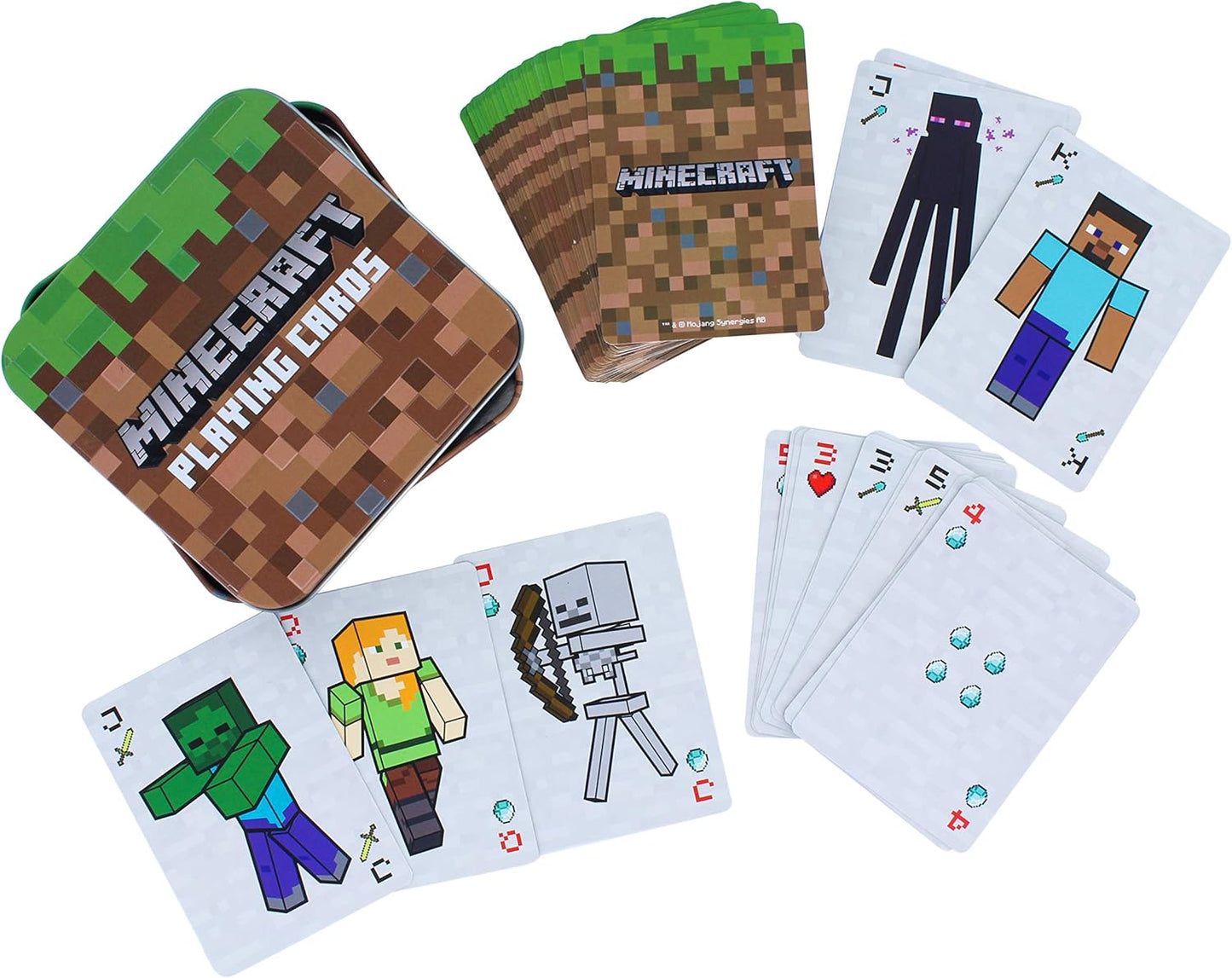 Minecraft Playing Cards – Standard Deck in Collector Tin