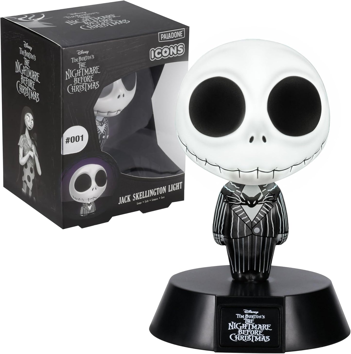 Paladone Jack Skellington Icon Light – Officiell LED-Dekorlampa