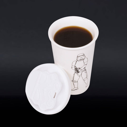 Original Stormtrooper – Ceramic cup in white with Silicone lid