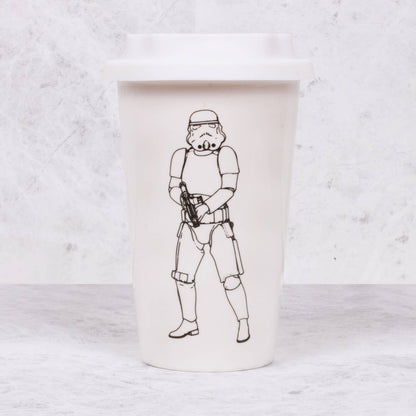 Original Stormtrooper – Ceramic cup in white with Silicone lid