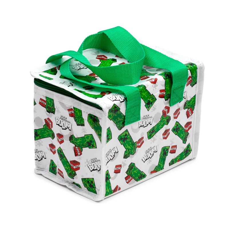 Minecraft Creeper & TNT – RPET Kylväska / Lunchväska