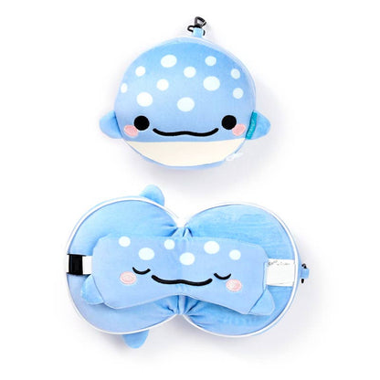 Relaxeazzz – Aoi Whale Shark Travel Pillow & Eye Mask