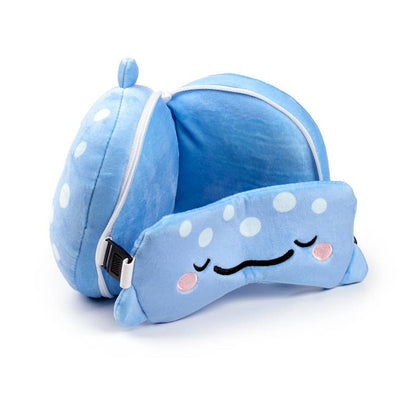 Relaxeazzz – Aoi Whale Shark Travel Pillow & Eye Mask