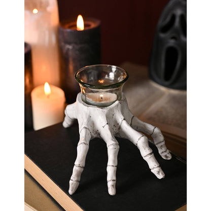 Hocus Pocus – Skeleton Hand Tea Light Holder