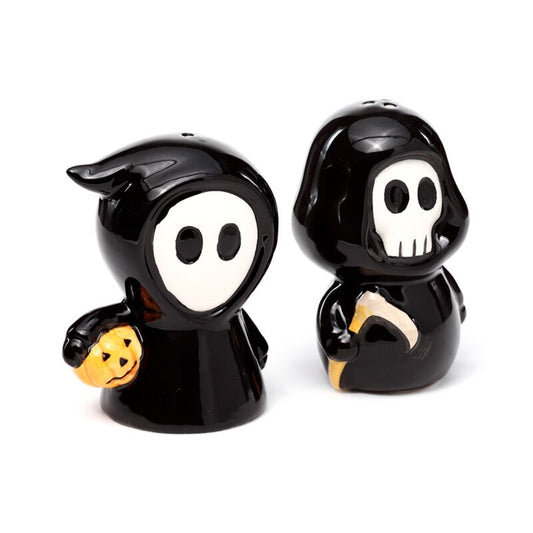 Skull Boy & Ghost Boy – Keramiskt Salt & Peppar-set