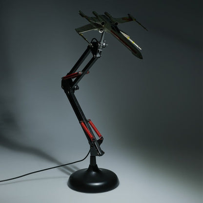 Star Wars X-Wing Justerbar Skrivbordslampa – Rebelstjärnskytteln USB
