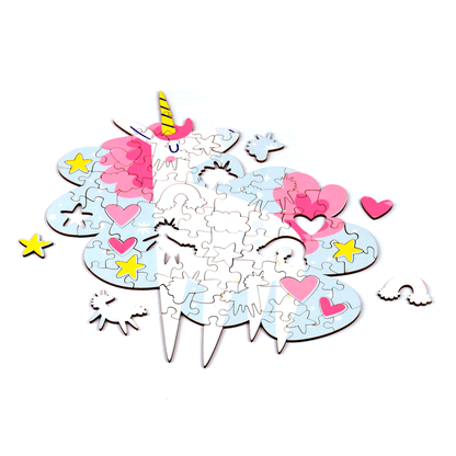 Unicorn Magic – 90 pieces Shape puzzle